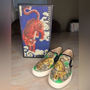 Gucci Dublin Slip-on Bengal Tiger